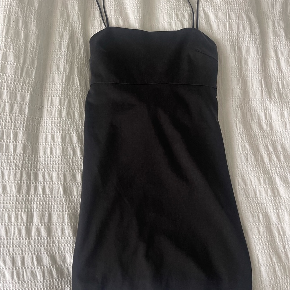 Zara Black Spaghetti Strap Dress